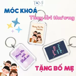 Móc Khóa Thông Điệp Tặng Bố Mẹ – Gửi Lời Yêu Thương, Lưu Giữ Kỷ Niệm, Quà Tặng Gia Đình Ý Nghĩa