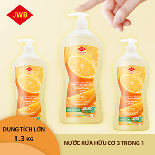 ✨ [MUA 2 TẶNG 1] Nước Rửa Chén JWB Singapore Brand 1.3KG - Rửa Rau Củ , Hữu Cơ, Made by SukGarden ✨