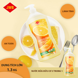 ✨ [MUA 2 TẶNG 1] Nước Rửa Chén JWB Singapore Brand 1.3KG - Rửa Rau Củ , Hữu Cơ, Made by SukGarden ✨