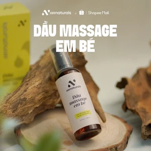 Dầu massage em bé thiên nhiên 100ml - Giúp giữ ẩm, mềm mịn da cho bé
