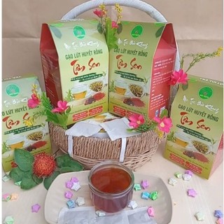 Trà Gạo lứt tâm sen , giúp lợi sữa cho mẹ sau sinh , giúp sáng mắt , tăng cường thị lực, chống mất nước do tiêu chảy