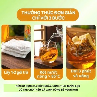 túi 50 gói Trà Sâm tố nữ Bảo Khang, giúp cân bằng nội tiết tố nữ, mờ nám , tàn nhang, bổ huyết, dưỡng nham , giảm mụn