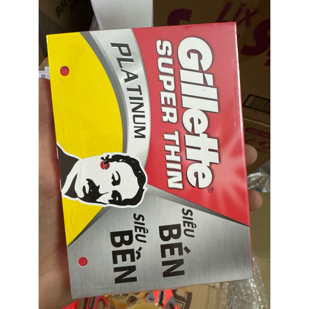 Lốc 20 hộp Lưỡi lam Gillette Super Thin, dao lam