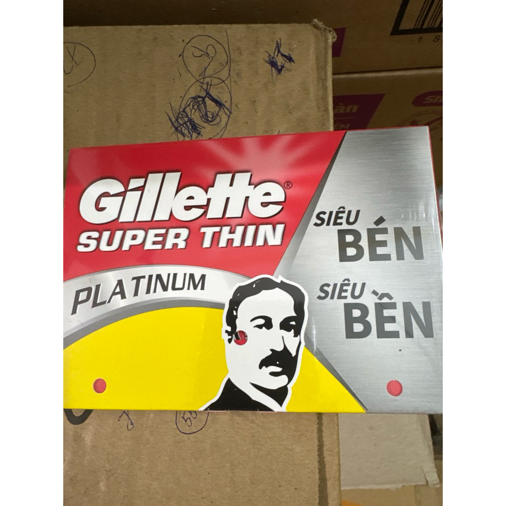 Lốc 20 hộp Lưỡi lam gillette GILLETTE SUPER THIN dao lam