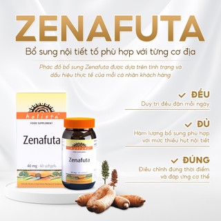 Viên Uống Zenafuta 40mg– Hỗ Trợ Điều Hòa Nội Tiết, Giảm Triệu Chứng Tiền Mãn Kinh, Mãn Kinh Và Cân Bằng Nội Tiết Tố Nữ