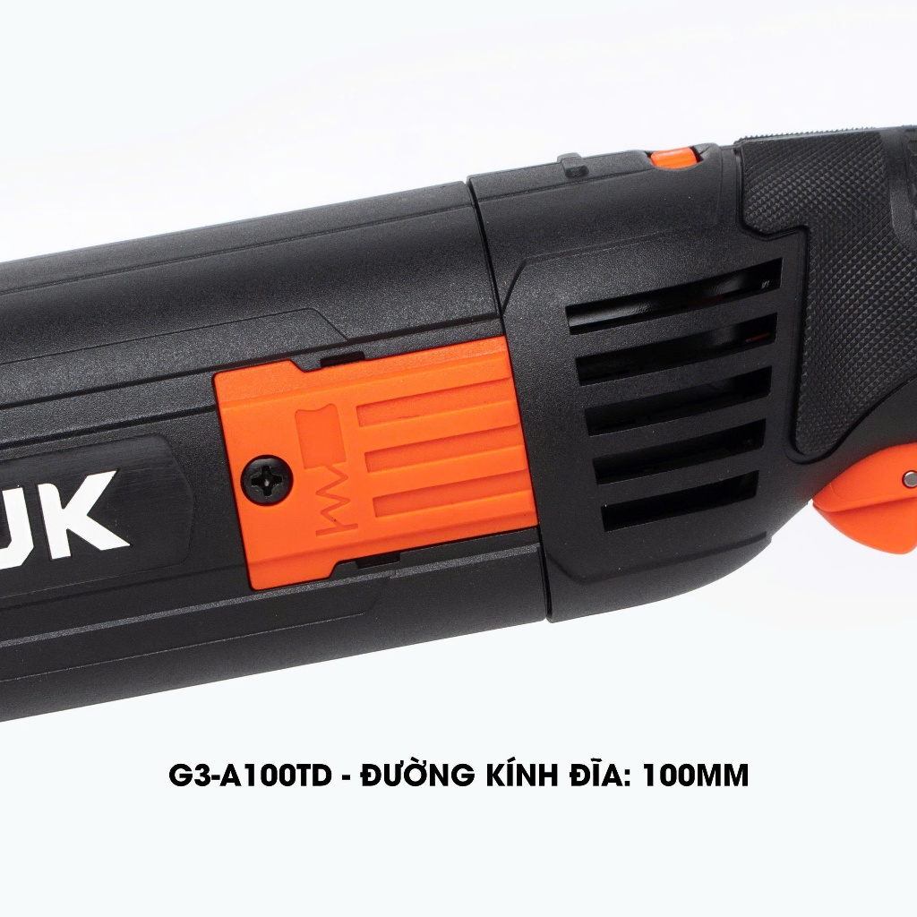 [Lưỡi 100mm] Máy mài điện cầm tay Gen3 HUKAN G3-A100TD, 6 cấp tốc độ, Công suất khủng 1200w