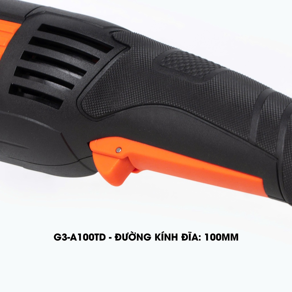 [Lưỡi 100mm] Máy mài điện cầm tay Gen3 HUKAN G3-A100TD, 6 cấp tốc độ, Công suất khủng 1200w