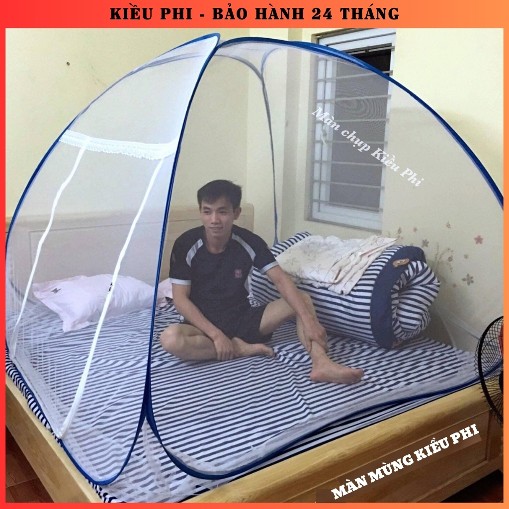 Màn chụp tự bung người lớn ⚡LOẠI 1 ⚡ mùng tự bung đỉnh chóp cao cấp 1m2 1m6 1m8 2m2 gấp gọn thông minh