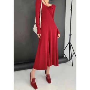 Maxi thun tăm cổ thuyền - khoét ngực 3 màu xanh, đỏ , đen 416 A2280