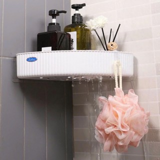 Kệ Góc Nhỏ 18cm Màu Trắng Đen Treo Tường Nhà Tắm , Nhà Bếp - Dutha