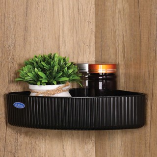 Kệ Góc Nhỏ 18cm Màu Trắng Đen Treo Tường Nhà Tắm , Nhà Bếp - Dutha