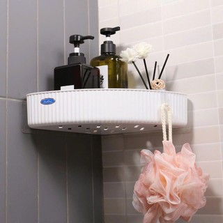 Kệ Góc Nhỏ 18cm Màu Trắng Đen Treo Tường Nhà Tắm , Nhà Bếp - Dutha
