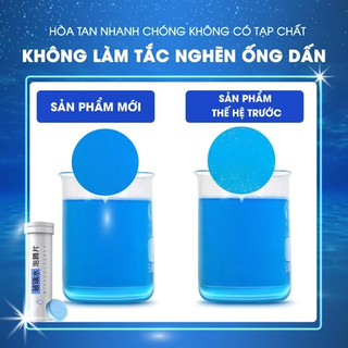Lọ 15 Viên Sủi Rửa Kính Ô Tô Xe Hơi Đậm Đặc Tiện Dụng (Hàng Loại 1, 1 viên = 4L) L01