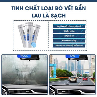 Lọ 15 Viên Sủi Rửa Kính Ô Tô Xe Hơi Đậm Đặc Tiện Dụng (Hàng Loại 1, 1 viên = 4L) L01