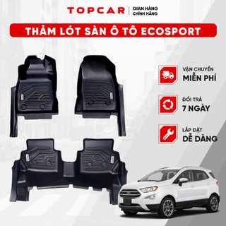 Thảm lót sàn ô tô FORD ECOSPORT TOPCAR chất liệu nhựa TPE nguyên sinh cao cấp không chứa chất độc hại