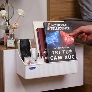 Kệ Dán Tường Đa năng Màu Trắng Đen Đựng Gia Vị, Mỹ Phẩm - Dutha