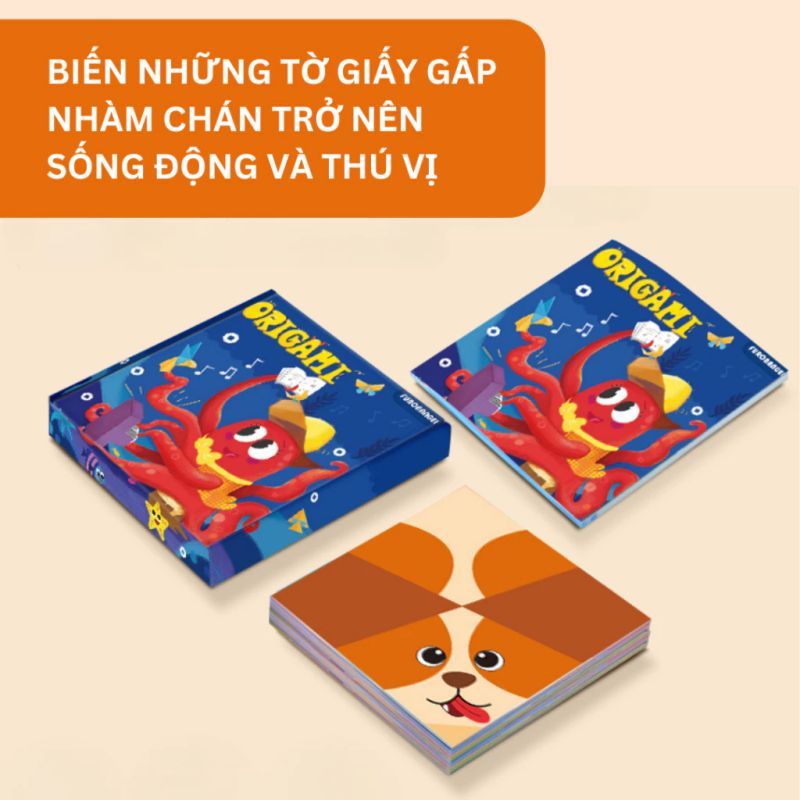 108 Đồ chơi đóng hộp DIY Đồ chơi thủ công trẻ em Phim hoạt hình 3D Giấy Origami Thủ công Giấy nghệ thuật Học tập