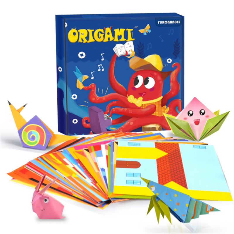 108 Đồ chơi đóng hộp DIY Đồ chơi thủ công trẻ em Phim hoạt hình 3D Giấy Origami Thủ công Giấy nghệ thuật Học tập