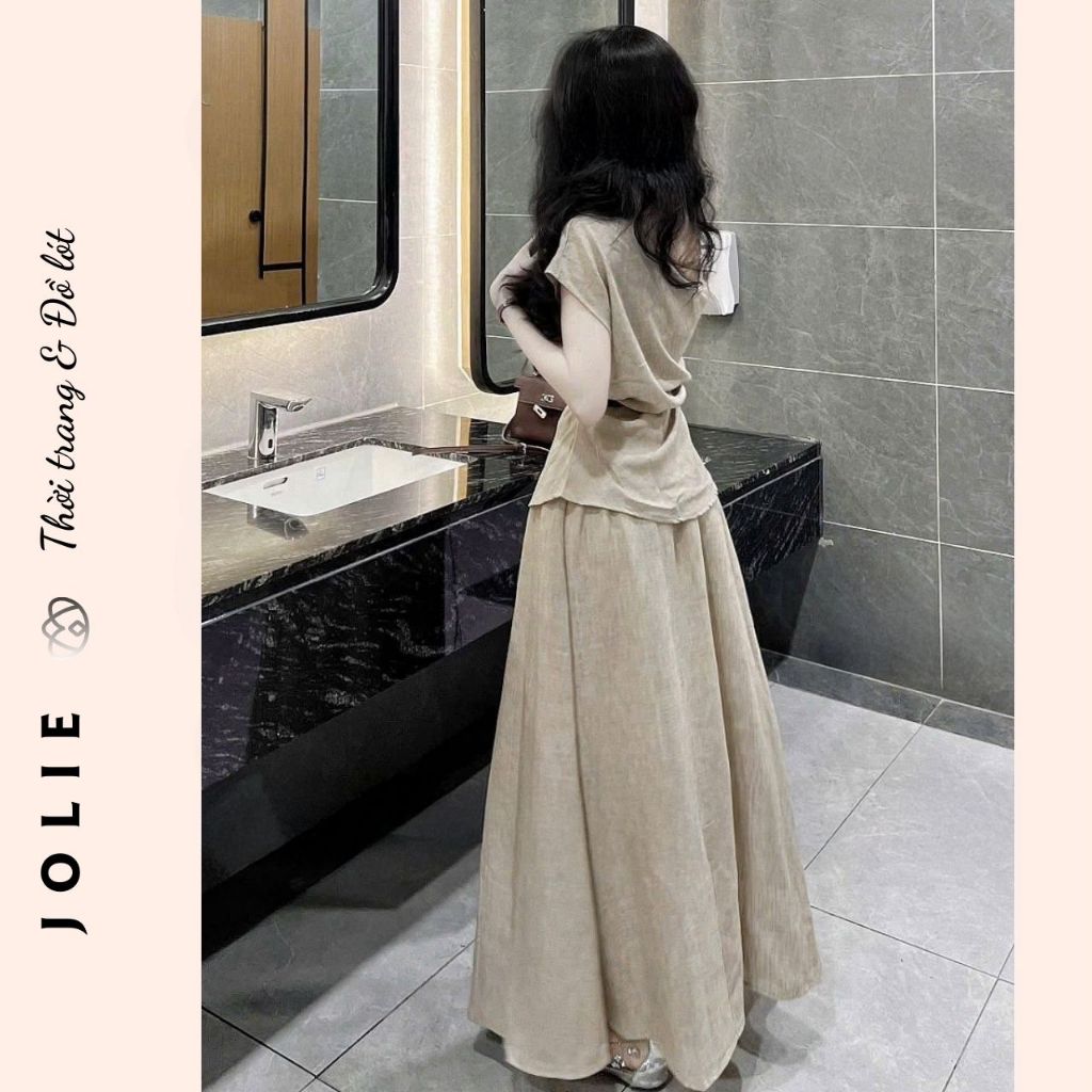 Đũi Xước nilen Thiết Kế Asymmetrical Quyến Rũ & Sang Trọng