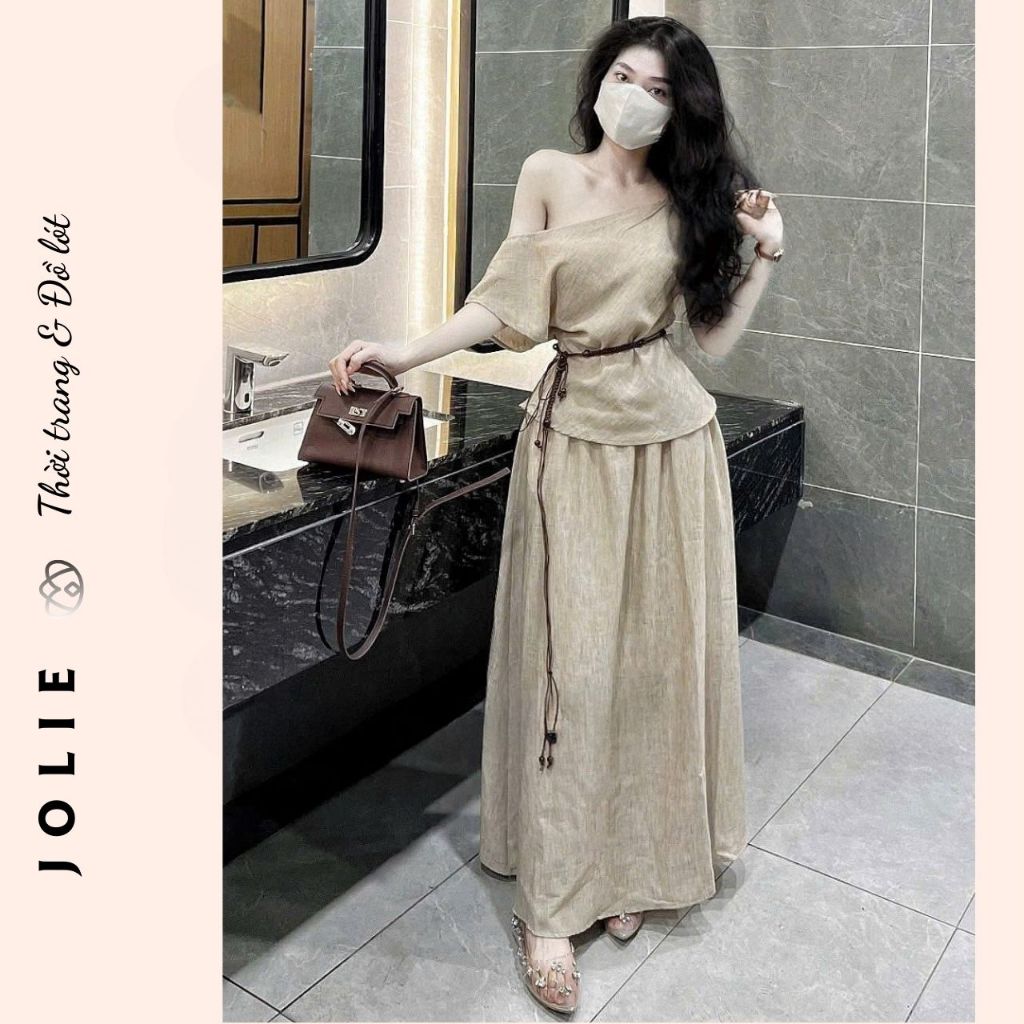 Đũi Xước nilen Thiết Kế Asymmetrical Quyến Rũ & Sang Trọng