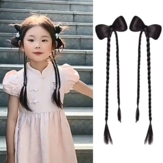 Tóc Giả Nơ Tết 2 BÍNH NHỎ, Nơ Tóc Cho Bé Gái Phong Cách Cổ Điển HaminStore