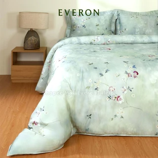 Chăn ga gối Everon EPTC 26011 màu in hoa vải Tencel Blend - Thu Thiên Thanh