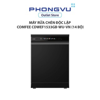CDWEF1533GB-WU-VN - Máy Rửa Chén Comfee 15 Bộ CDWEF1533GB-WU-VN Độc Lập AI Heat Dry Inverter Điều Khiển WiFi BH 24 Tháng