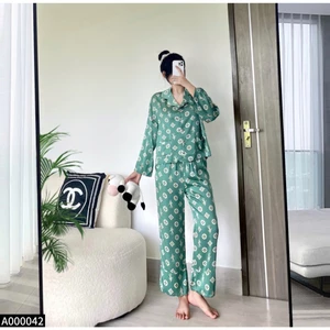 Bộ Pyjama lụa cao cấp A042
