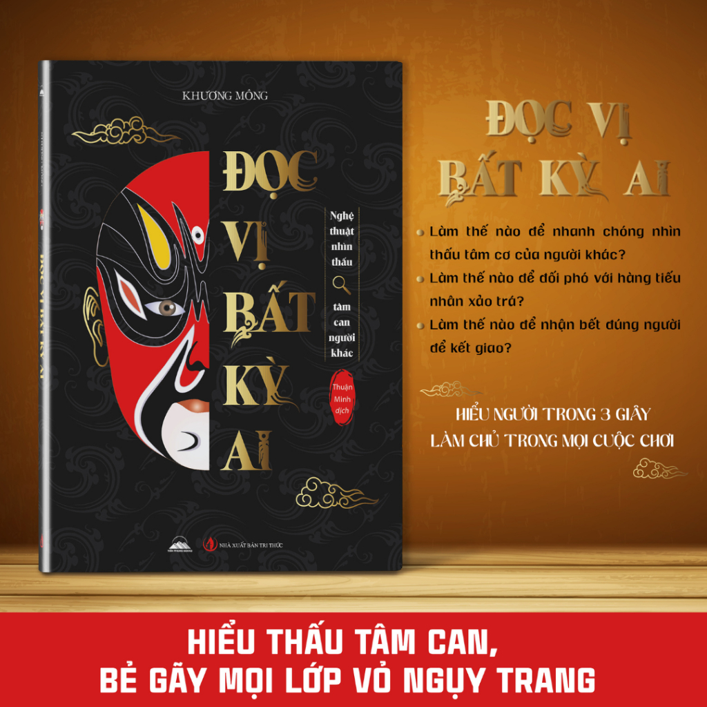 Sách - Đọc Vị Bất Kỳ Ai - Nghệ Thuật Nhìn Thấu Tâm Can Người Khác - NXB Tri Thức