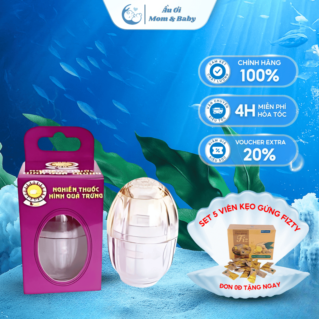 Dụng cụ nghiền thuốc hình quả trứng – Dễ dàng nghiền nát thuốc viên, tiện lợi cho mẹ và bé