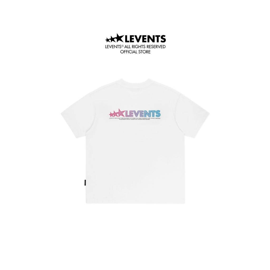 Áo Thun Levents Special XL Logo Oversized Tee/ White 100% Cotton T ...