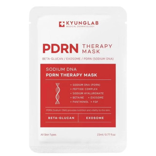[Hàng công ty] 5 Miếng Mặt Nạ Cấp Ẩm, Phục Hồi, Căng Bóng, Trẻ Hoá Kyunglab PDRN Therapy Mask