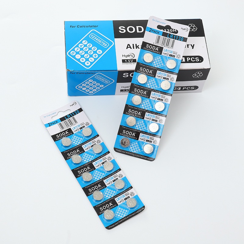 Vỉ 10 Viên (AG13 LR44), (AG1 LR621), (AG3 LR41 L736F ), (AG4 LR626), (AG10 LR1130)