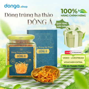 Đông trùng hạ thảo sấy khô Đông Á (Combo hộp 15g) - Đông trùng sấy thăng hoa - Hỗ trợ bồi bổ cơ thể