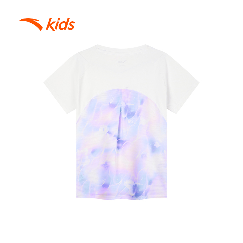 Áo Phông Áo Thun T-Shirt Thể Thao Bé Gái Anta Kids 3624B5102 Thoáng Mát Nhanh Khô