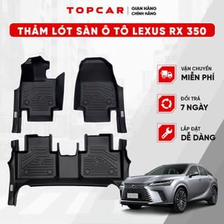 Thảm lót sàn ô tô LEXUS RX 350 TOPCAR chất liệu nhựa TPE nguyên sinh cao cấp không chứa chất độc hại