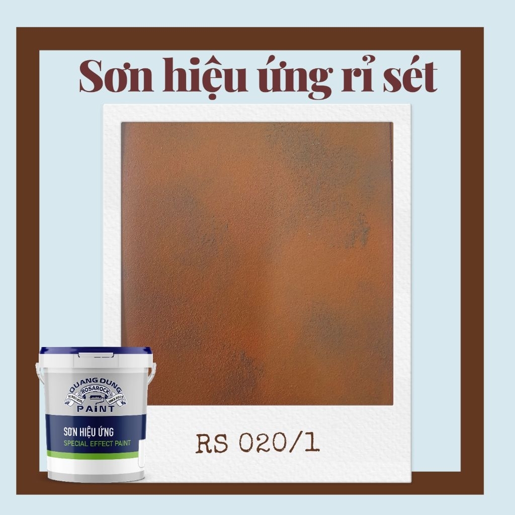 Sơn hiệu ứng rỉ sét cao cấp. Thùng 5kg. Sơn hiệu ứng rỉ sét dễ thi công ...