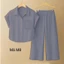 Bộ Đũi Nữ Tay Cộc Quần Dài Chất Liệu Đũi Tơ Cao Cấp full sz 40-75kg - Minh Thư 2k8 Fashion