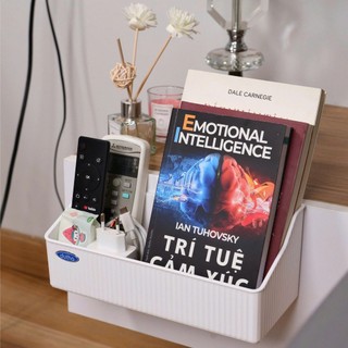 Bộ 3 kệ dán tường đa năng nhà tắm, nhà bếp, kệ để vậy dụng sách- 2 kệ nhỏ và 1 kệ lớn - Dutha