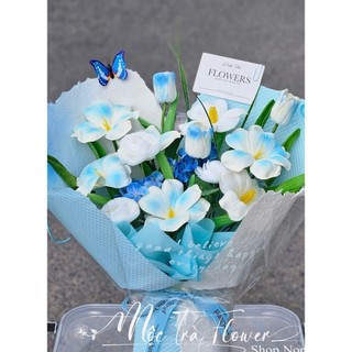 SET 20 CON BƯỚM TRANG TRÍ CHO BÓ HOA THÊM SINH ĐỘNG NHIỀU MÀU Đa Sắc Màu, Phụ Kiện Bướm Gắn Trang Trí Bó Hoa Hottrend