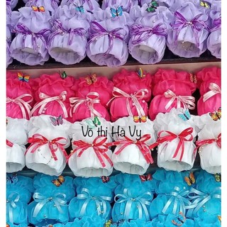SET 20 CON BƯỚM TRANG TRÍ CHO BÓ HOA THÊM SINH ĐỘNG NHIỀU MÀU Đa Sắc Màu, Phụ Kiện Bướm Gắn Trang Trí Bó Hoa Hottrend