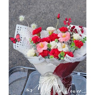 SET 20 CON BƯỚM TRANG TRÍ CHO BÓ HOA THÊM SINH ĐỘNG NHIỀU MÀU Đa Sắc Màu, Phụ Kiện Bướm Gắn Trang Trí Bó Hoa Hottrend