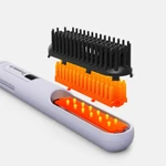 Lược điện tạo kiểu LocknLock Hair styling brush ENA223PUP công suất 43W, răng nhiệt phủ sứ, công nghệ ion âm - Màu tím — ảnh 6