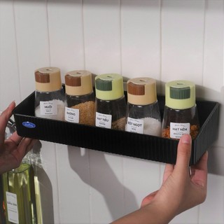 Bộ 2 khay dán tường, nhà tắm, rửa chén, nhà bếp, gia vị, mỹ phẩm - Dutha