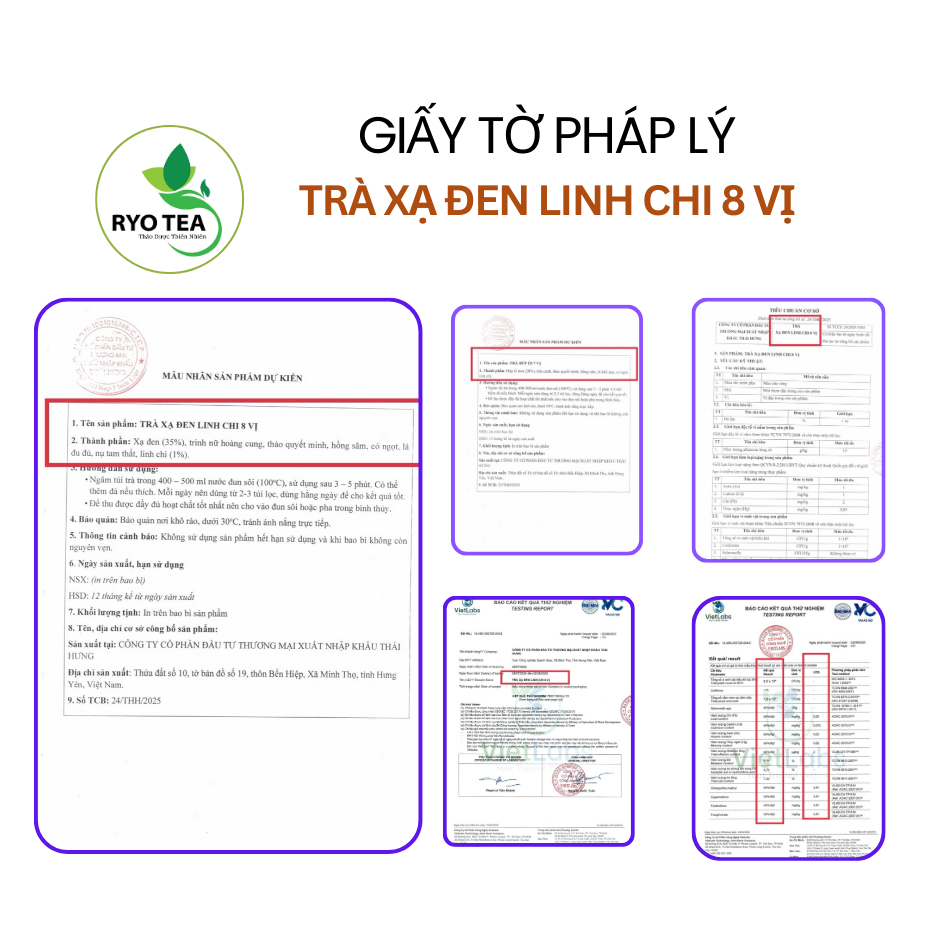 Chất lượng Sản Phẩm Trà Thảo Mộc Xạ Đen