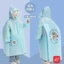 Áo Mưa Trẻ Em Có Khóa Kéo, Ngăn Đựng Cặp, Chất Liệu EVA Chống Thấm, Bền, Nhẹ