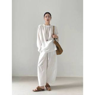 𝗚𝗶𝗴𝗶 𝗟𝗶𝗻𝗲𝗻  A15 - |LY LINEN | Áo Linen tay dài basic