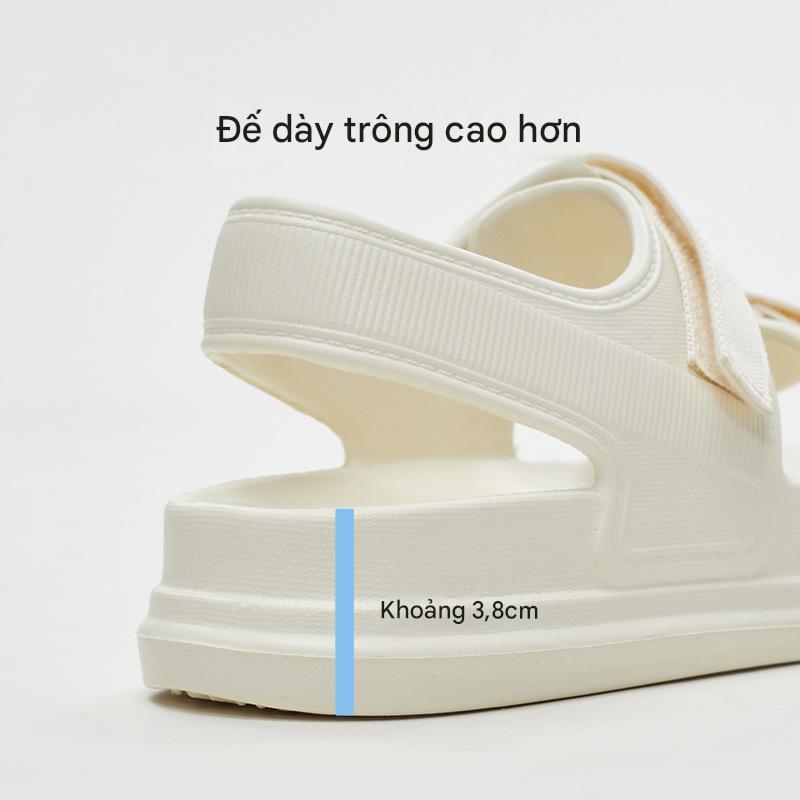 Dép sandal nữ EVA cao cấp đúc nguyên khối, quai dán siêu nhẹ, đế êm chống trượt chống nước – UTUNE Quảng Châu Cao Cấp