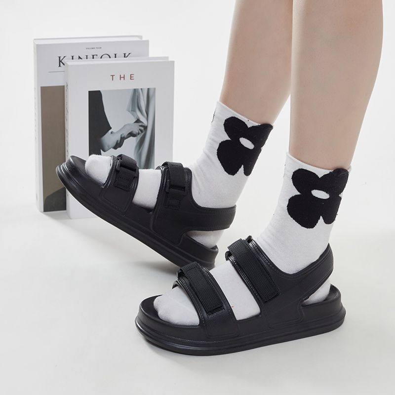 Dép sandal nữ EVA cao cấp đúc nguyên khối, quai dán siêu nhẹ, đế êm chống trượt chống nước – UTUNE Quảng Châu Cao Cấp