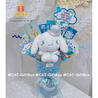 Hoả tốc 🎁Set quà Cinnamoroll tone xanh sinh nhật – Quà tặng dễ thương -gấu bông Cinnamoroll -quà tặng bánh kẹo sinh nhật